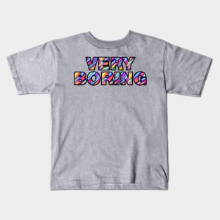 Very boring multi colour design Kids T-Shirt